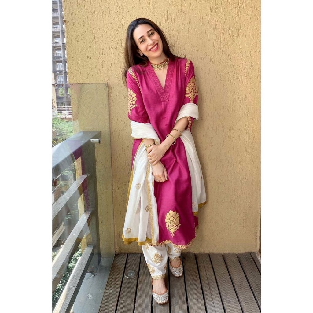 Karisma Kapoor and desi outfits are a match made in heaven and we have enough proof. Check it out