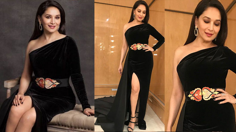 Madhuri Dixit Gives Fashion Goals In Black!!!