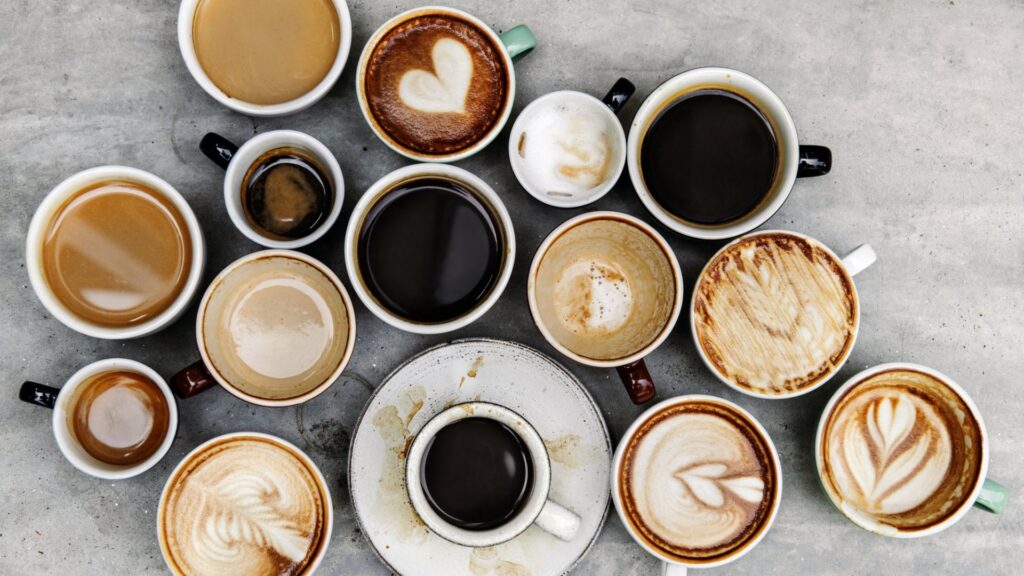 What a cup of coffee looks like in different countries