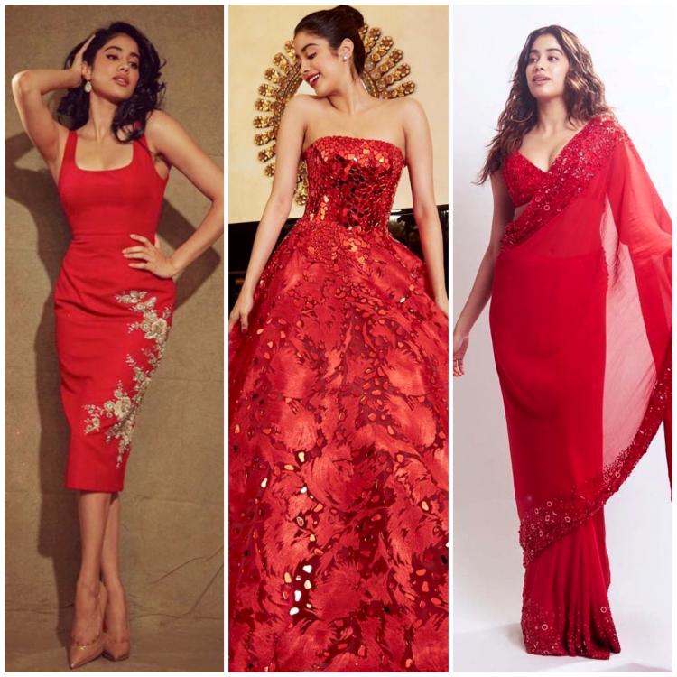 5 Times Janhvi Kapoor stole the limelight in red ensembles