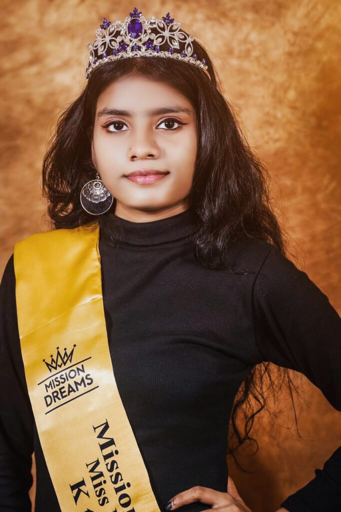 K.Tejaa Sri, Finalist In Mission Dreams Miss Historic Pageant 2021