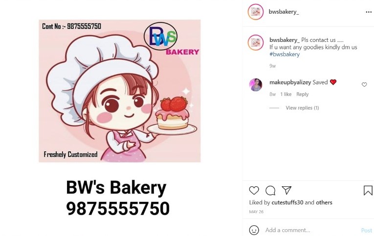 BWS Bakery- “We Bake Your Ideas”