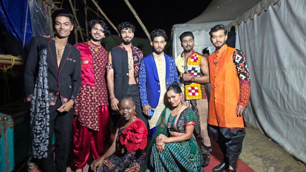 Models walking the runway at All India Fashion Week organized by Mission Dreams in Bhubaneswar