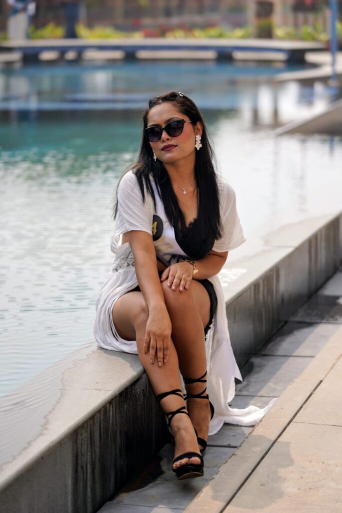 Archana Rout in beach wear round at Mission Dreams Miss India 2025-26 in Puri