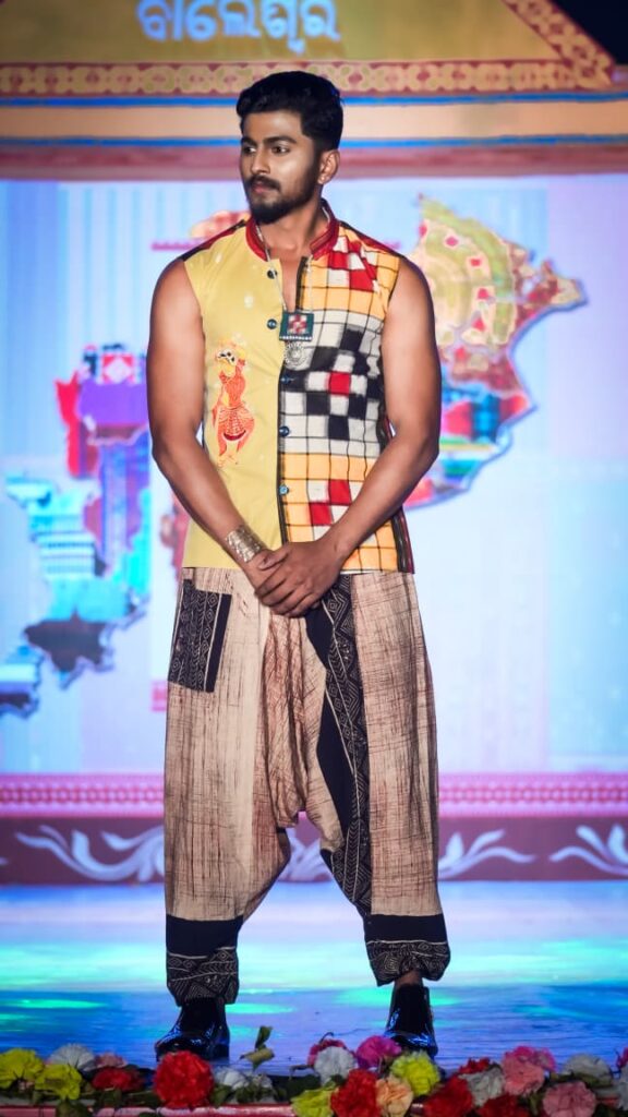 Mission Dreams Model Sidhartha Sahoo from Kendrapara Shines on the Runway at Shubhadra Shakti Mela